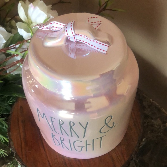New Rae Dunn Merry & Bright Christmas canister. - Picture 3 of 5